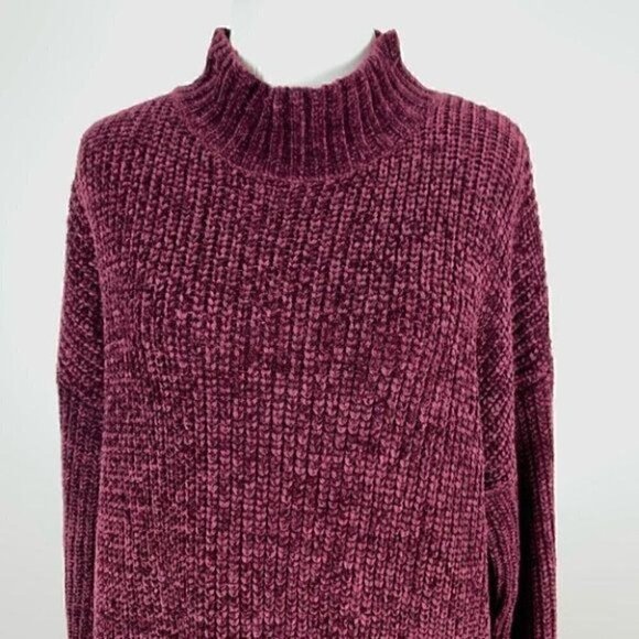 Time and tru sweater size XL 16-18 mock Chinchilla - Picture 3 of 8